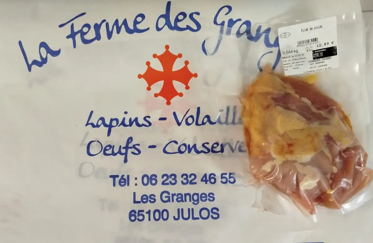Filets de poulet fermier par 2
